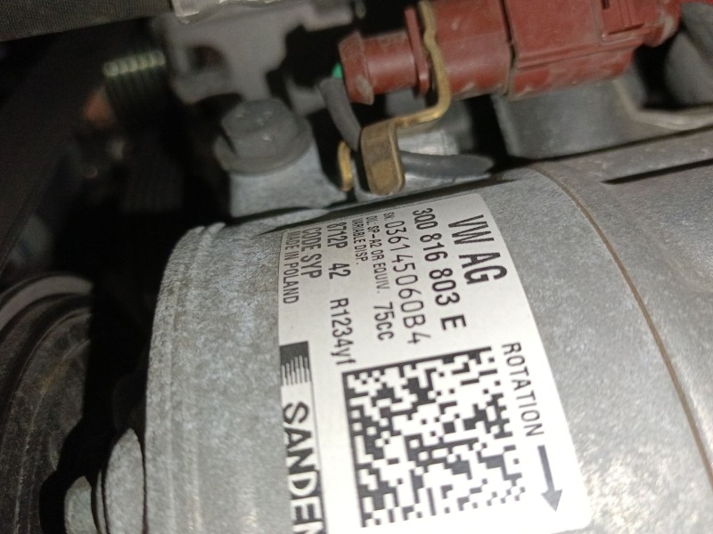 Recambio de compresor aire acondicionado para volkswagen t-cross (c11, d31) 1.0 tsi referencia OEM IAM 3Q0816803E  