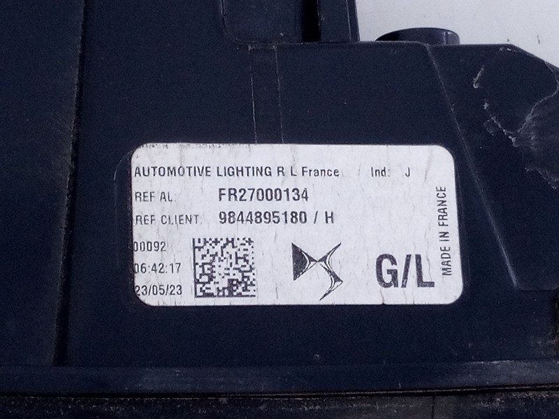 Recambio de piloto trasero izquierdo porton para ds ds 4 ii (fr_, fb_, f3_) e-tense 225 (f3dgzt) referencia OEM IAM 9844895180  