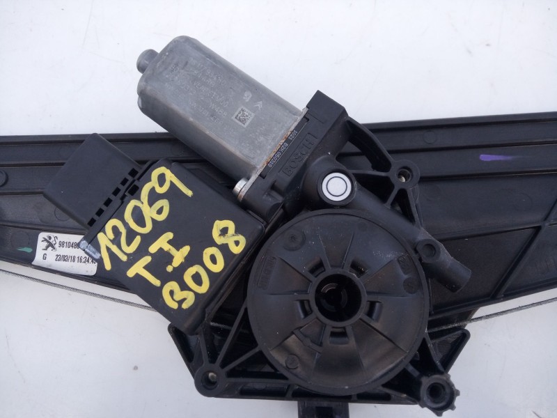 Recambio de elevalunas trasero izquierdo para peugeot 3008 gt referencia OEM IAM 9811793480  