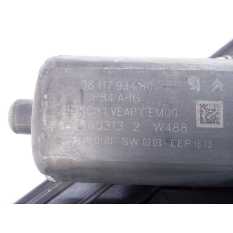 Recambio de elevalunas trasero izquierdo para peugeot 3008 gt referencia OEM IAM 9811793480  