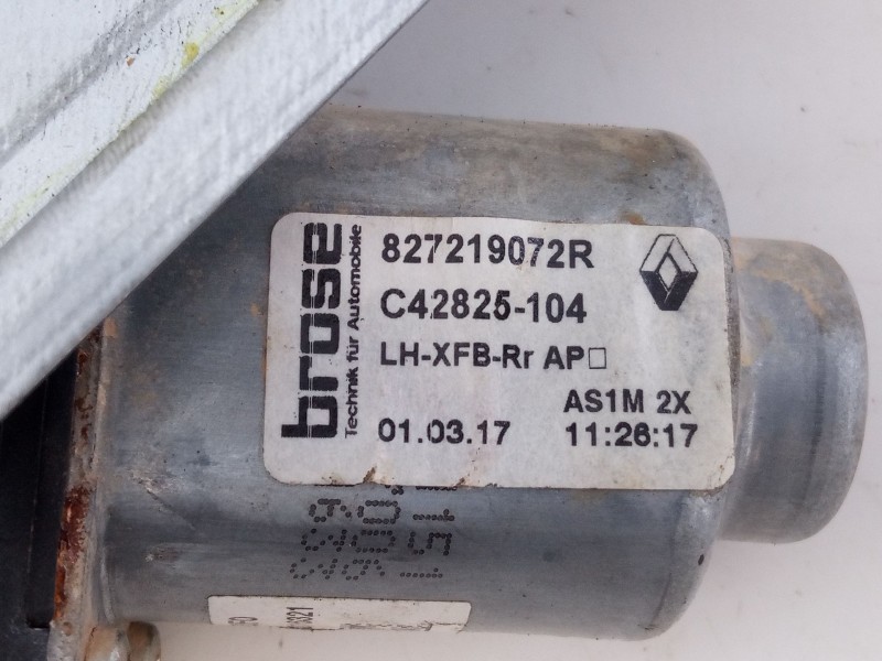 Recambio de elevalunas trasero izquierdo para renault megane iv berlina 5p 1.2 tce energy referencia OEM IAM   