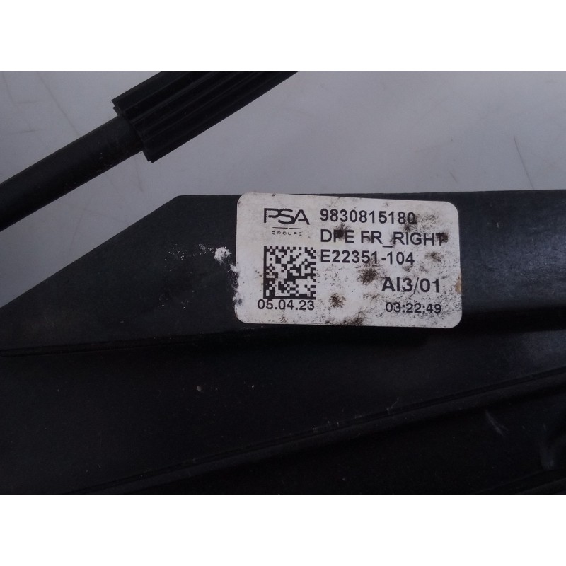 Recambio de elevalunas delantero derecho para ds ds 4 ii (fr_, fb_, f3_) e-tense 225 (f3dgzt) referencia OEM IAM   