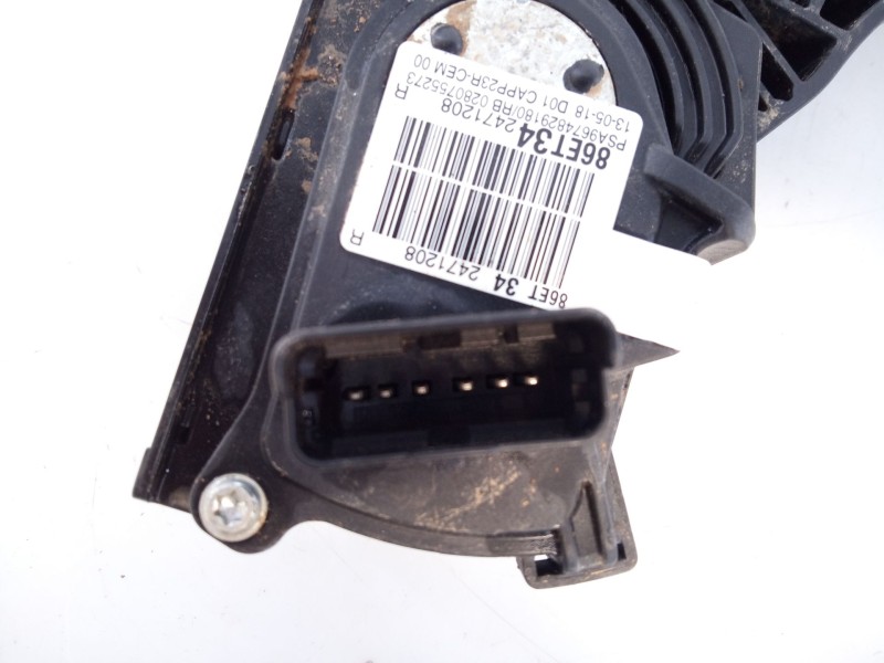 Recambio de pedal acelerador para peugeot 3008 gt line referencia OEM IAM 86ET342471208  