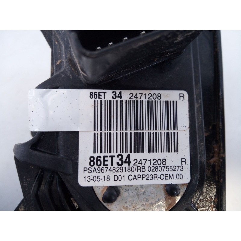 Recambio de pedal acelerador para peugeot 3008 gt line referencia OEM IAM 86ET342471208  