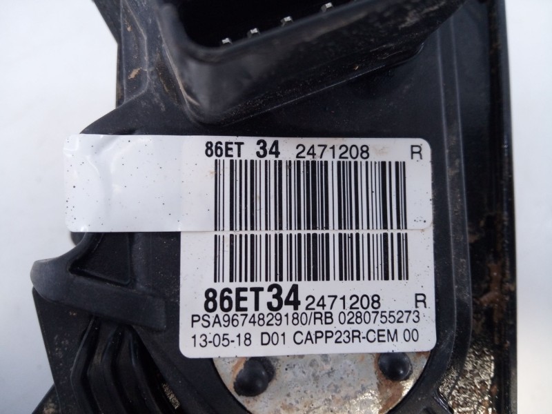 Recambio de pedal acelerador para peugeot 3008 gt line referencia OEM IAM 86ET342471208  