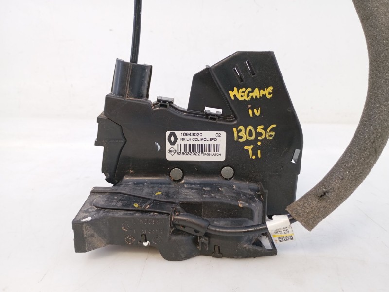 Recambio de cerradura puerta trasera izquierda para renault megane iv berlina 5p 1.2 tce energy referencia OEM IAM   