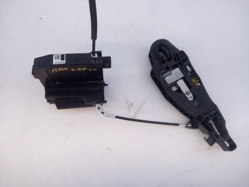 Recambio de cerradura puerta trasera derecha para peugeot 308 active referencia OEM IAM 9807954780  