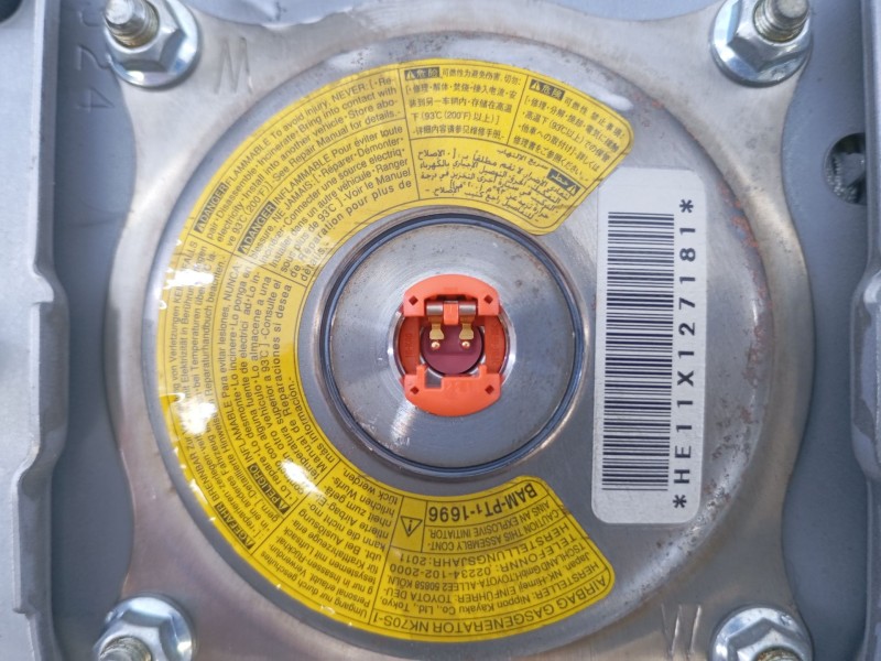 Recambio de airbag delantero izquierdo para toyota prius (nhw30) advance referencia OEM IAM 010370411AFF  