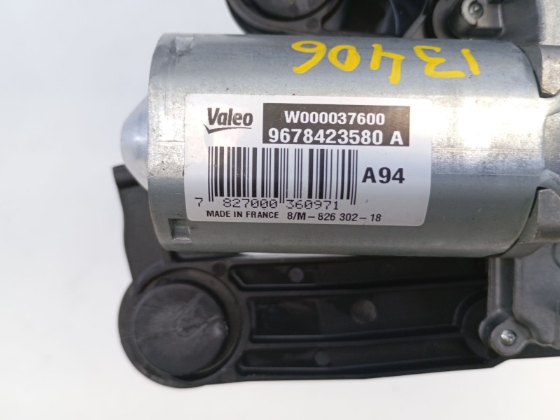 Recambio de motor limpia trasero para peugeot 2008 i (cu_) 1.2 thp 110 / puretech 110 referencia OEM IAM 9678423580A  