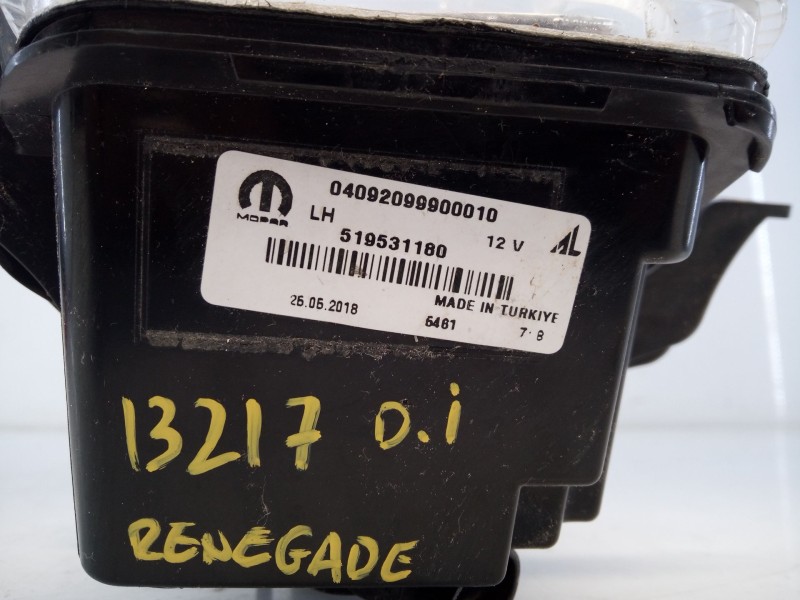 Recambio de piloto intermitente delantero izquierdo para jeep renegade suv (bu, b1, bv) 1.6 referencia OEM IAM 519531180  