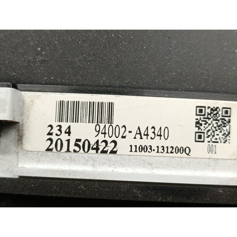 Recambio de cuadro instrumentos para kia carens iv van (a4) crdi referencia OEM IAM 94002A4340 20150422 