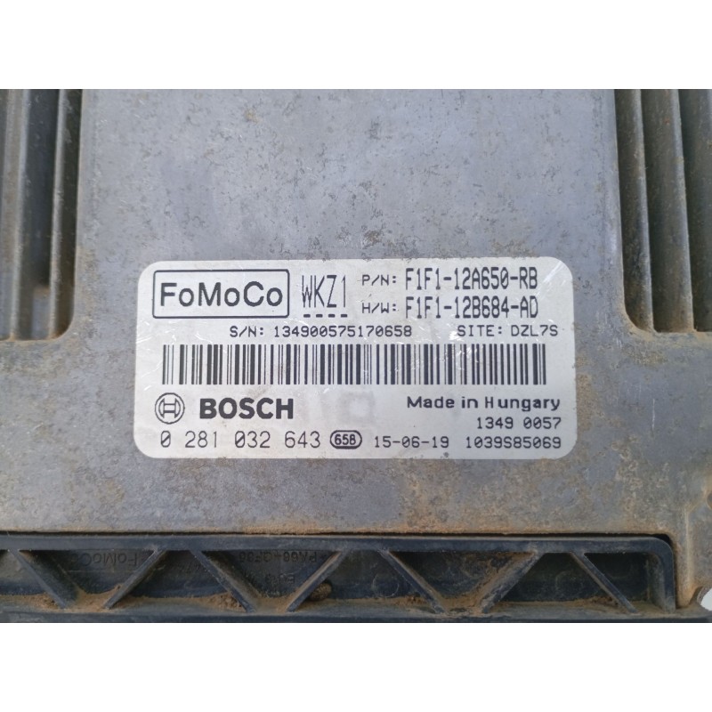 Recambio de centralita motor uce para ford focus iii turnier 1.5 tdci referencia OEM IAM F1F112A650RB 0281032643 