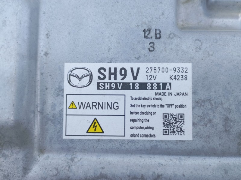 Recambio de centralita motor uce para mazda cx-5 (kf) 2.2 d referencia OEM IAM 2757009332 SH9V18881A 