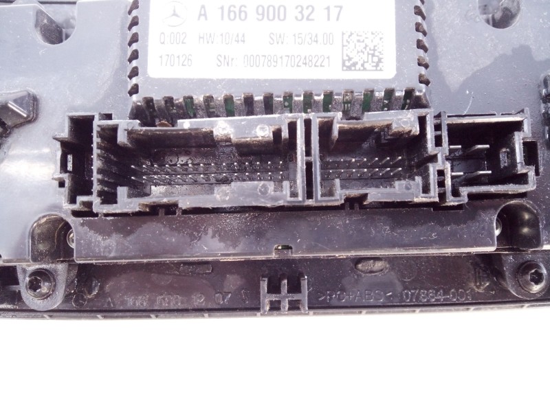 Recambio de mando climatizador para mercedes-benz clase gle coupe (w292) gle 350 d (292.324) referencia OEM IAM 1669008721  