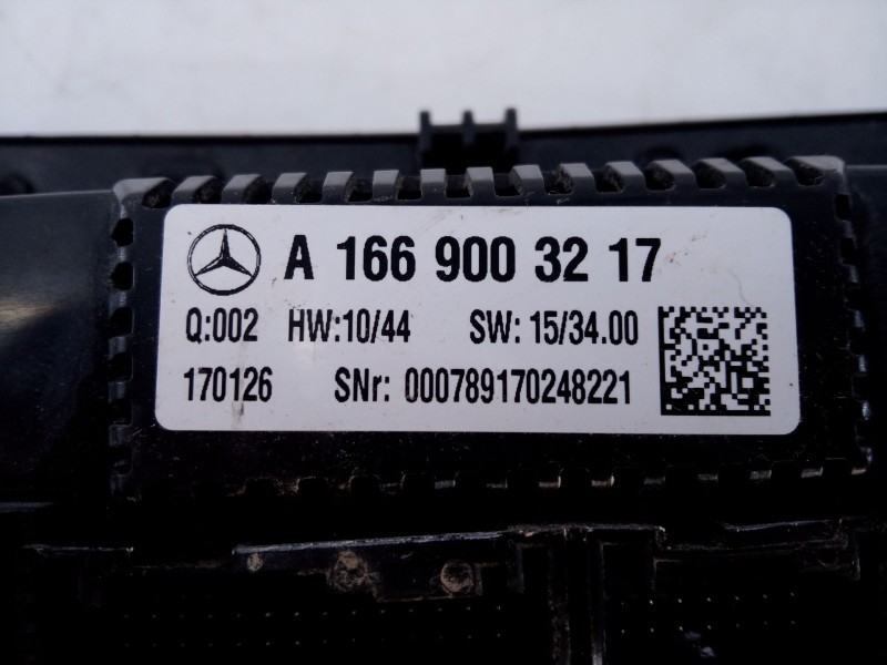 Recambio de mando climatizador para mercedes-benz clase gle coupe (w292) gle 350 d (292.324) referencia OEM IAM 1669008721  