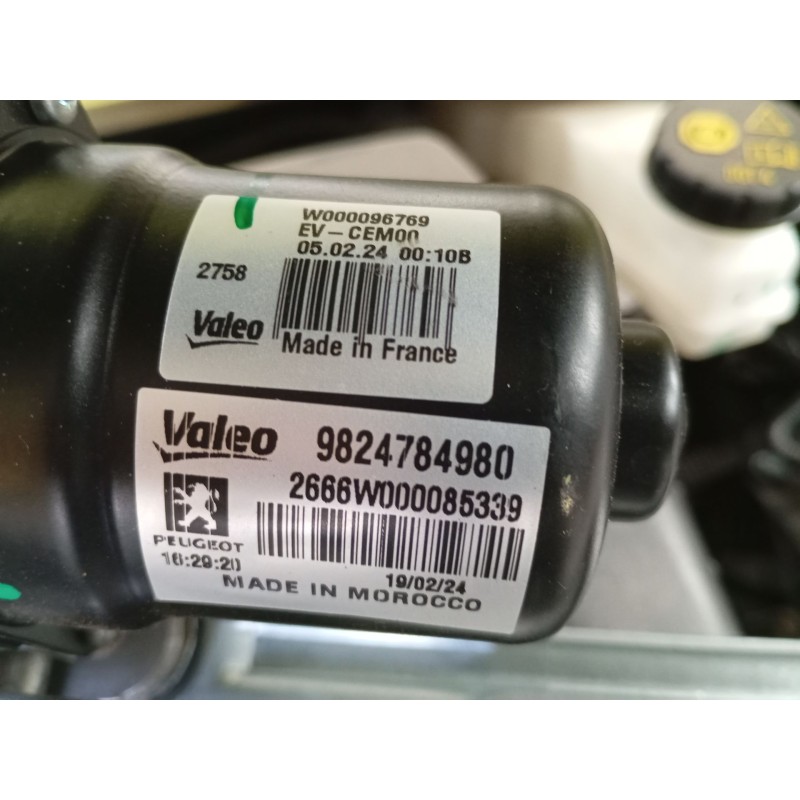 Recambio de motor limpia delantero para peugeot 208 ii (ub_, up_, uw_, uj_) 1.2 puretech 75 referencia OEM IAM   