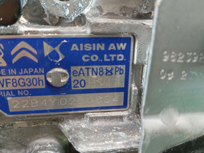 Recambio de caja cambios para ds ds 4 ii (fr_, fb_, f3_) e-tense 225 (f3dgzt) referencia OEM IAM 20HT20 0250854G 