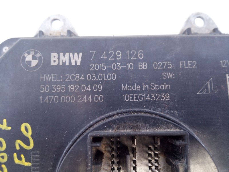 Recambio de modulo electronico para bmw serie 1 lim. (f20/f21) 116d referencia OEM IAM 7429126  
