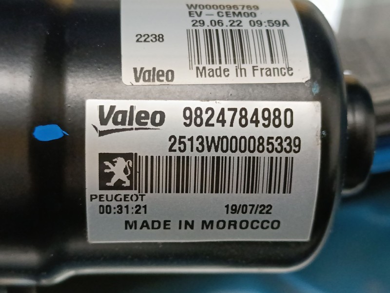 Recambio de motor limpia delantero para peugeot 208 ii (ub_, up_, uw_, uj_) 1.2 puretech 100 referencia OEM IAM   