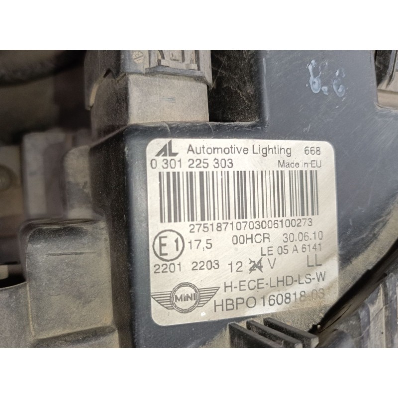 Recambio de faro izquierdo para mini mini (r56) cooper d referencia OEM IAM   