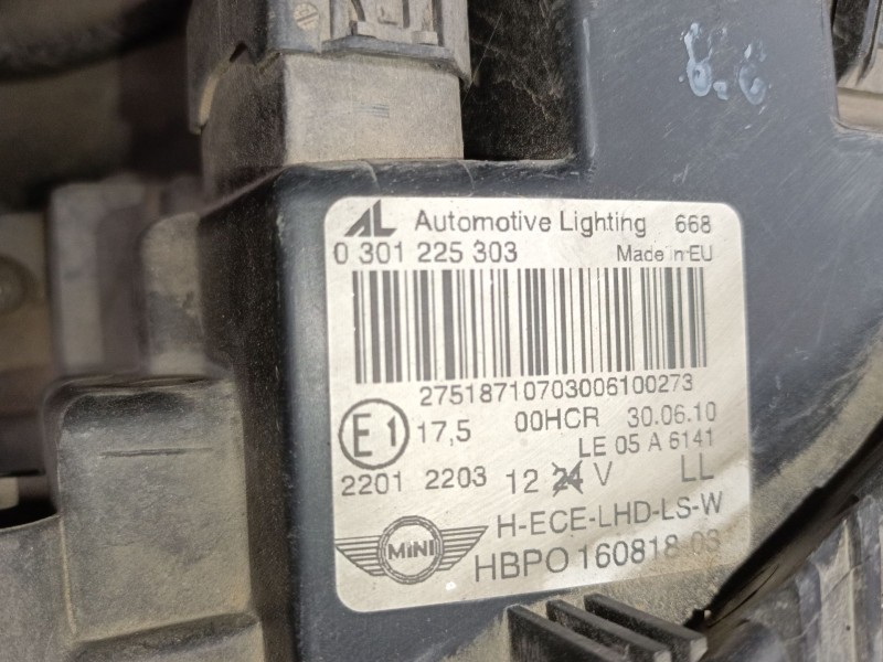 Recambio de faro izquierdo para mini mini (r56) cooper d referencia OEM IAM   