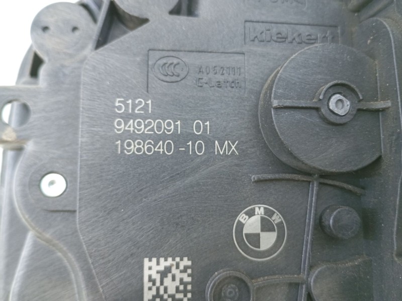 Recambio de cerradura puerta delantera izquierda para bmw x4 (g02, f98) xdrive 20 d referencia OEM IAM 51219492091  