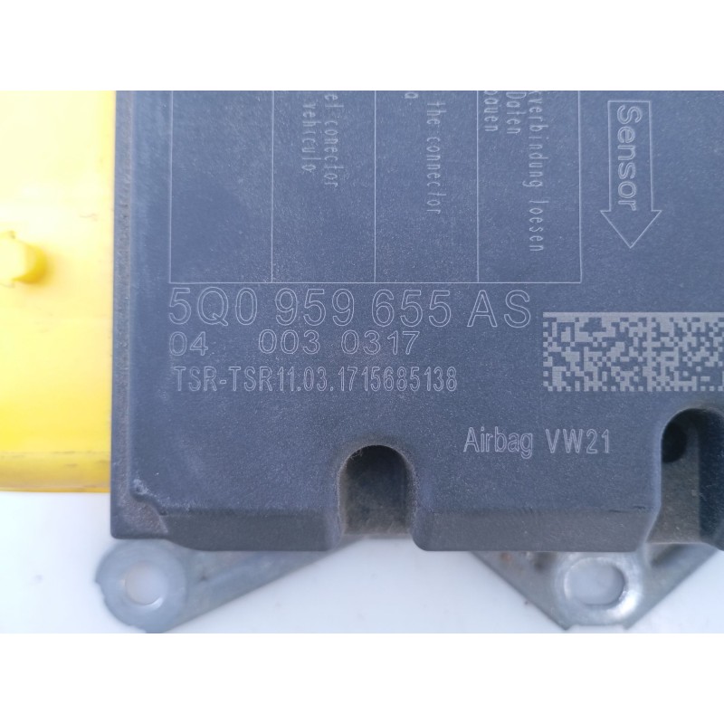 Recambio de centralita airbag para volkswagen touran (5t1) advance bmt referencia OEM IAM 5Q0959655AS  