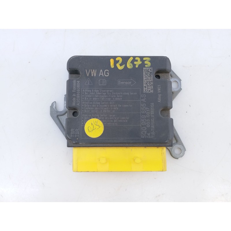 Recambio de centralita airbag para volkswagen touran (5t1) advance bmt referencia OEM IAM 5Q0959655AS  