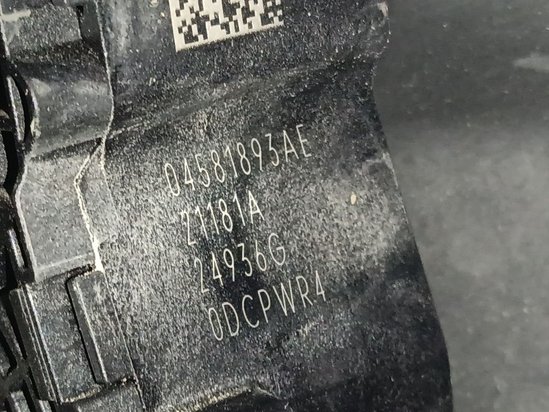 Recambio de pedal acelerador para jeep wrangler iv (jl) 2.0 t-gdi (jl72, jl74) referencia OEM IAM 04581893AE  