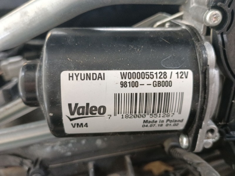 Recambio de motor limpia delantero para hyundai i20 ii (gb, ib) 1.0 t-gdi referencia OEM IAM 98100C8000  