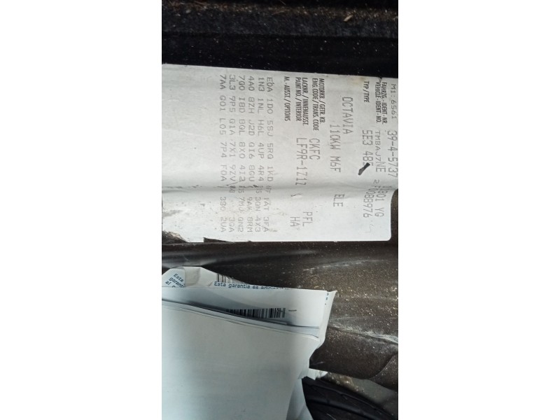 skoda octavia iii (5e3, nl3, nr3) del año 2015