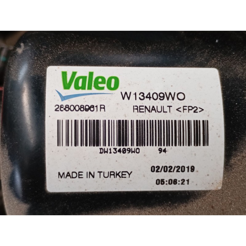 Recambio de motor limpia delantero para renault clio iv (bh_) 1.5 dci 90 referencia OEM IAM 288008961R  