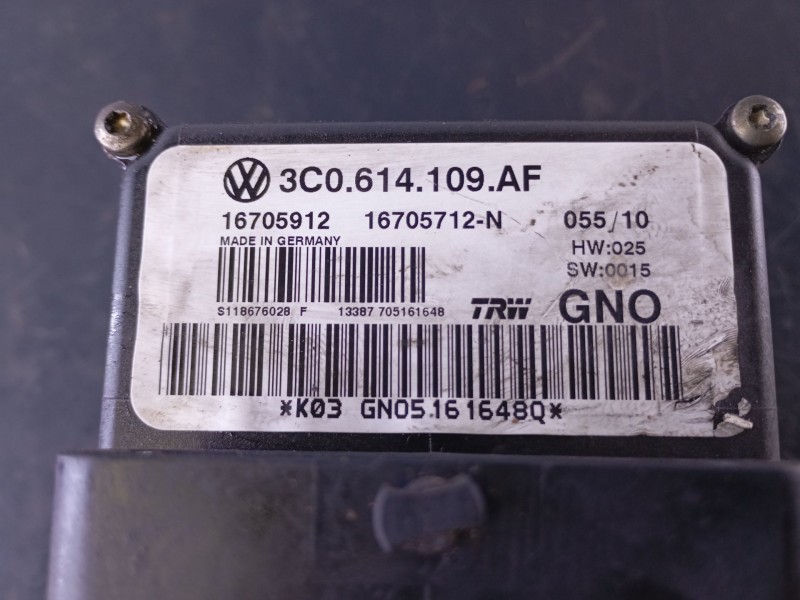 Recambio de abs para volkswagen passat berlina (3c2) advance referencia OEM IAM 3C0614109AF  