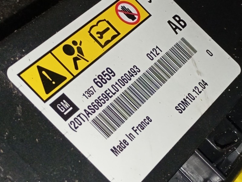 Recambio de centralita airbag para opel meriva b monospace (s10) 1.7 cdti (75) referencia OEM IAM 13576859  