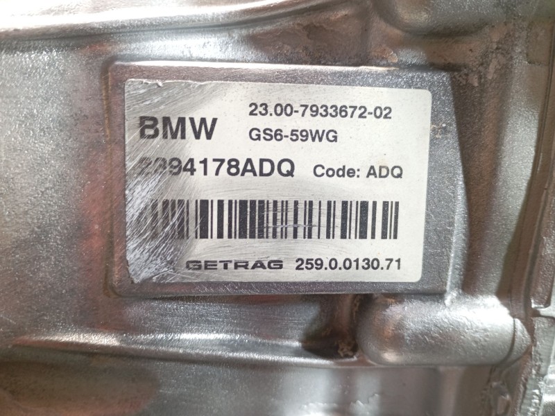 Recambio de caja cambios para bmw x1 (f48) sdrive 18 d referencia OEM IAM   