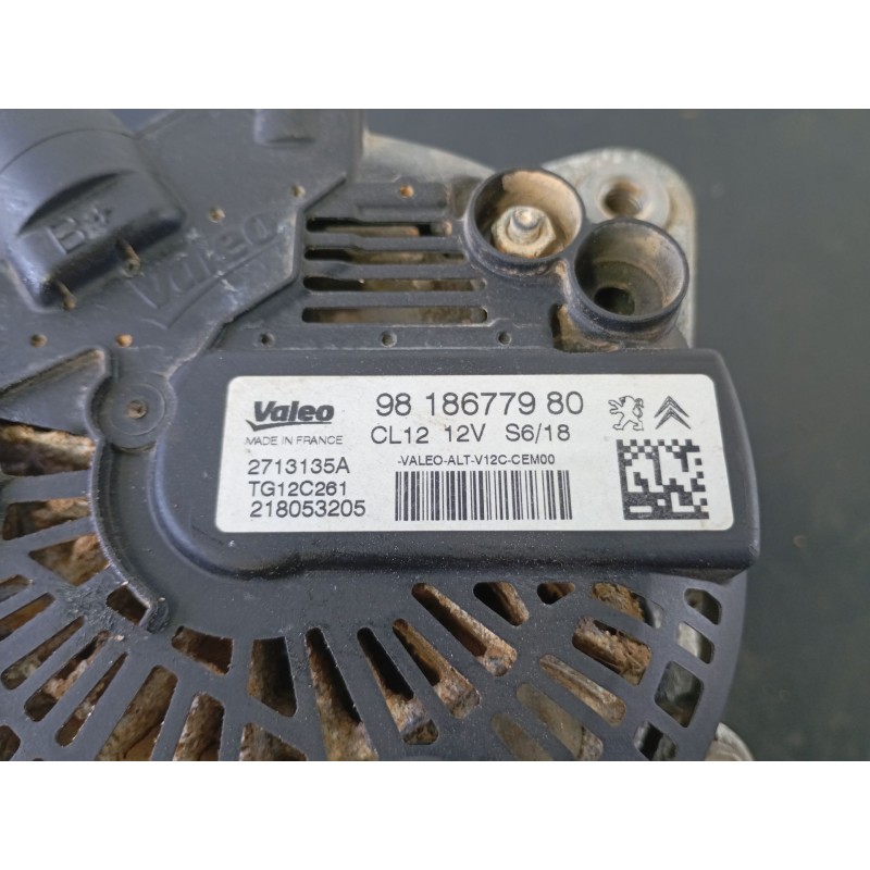 Recambio de alternador para peugeot 3008 ii suv (mc_, mr_, mj_, m4_) 1.2 thp/ puretech 130 (mrhnsm, mrhnsu, mrhnsj, mrhnyw,... r