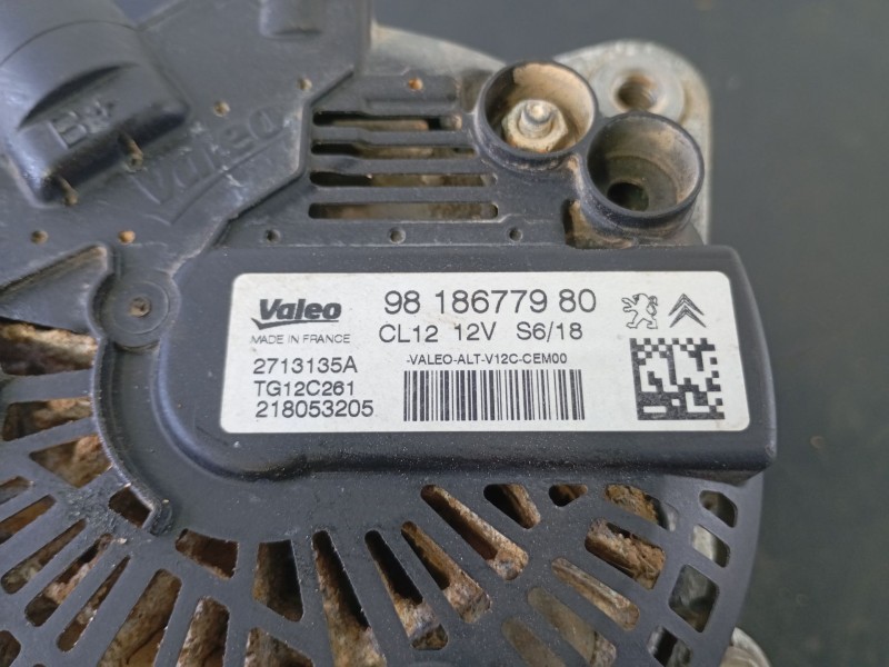 Recambio de alternador para peugeot 3008 ii suv (mc_, mr_, mj_, m4_) 1.2 thp/ puretech 130 (mrhnsm, mrhnsu, mrhnsj, mrhnyw,... r