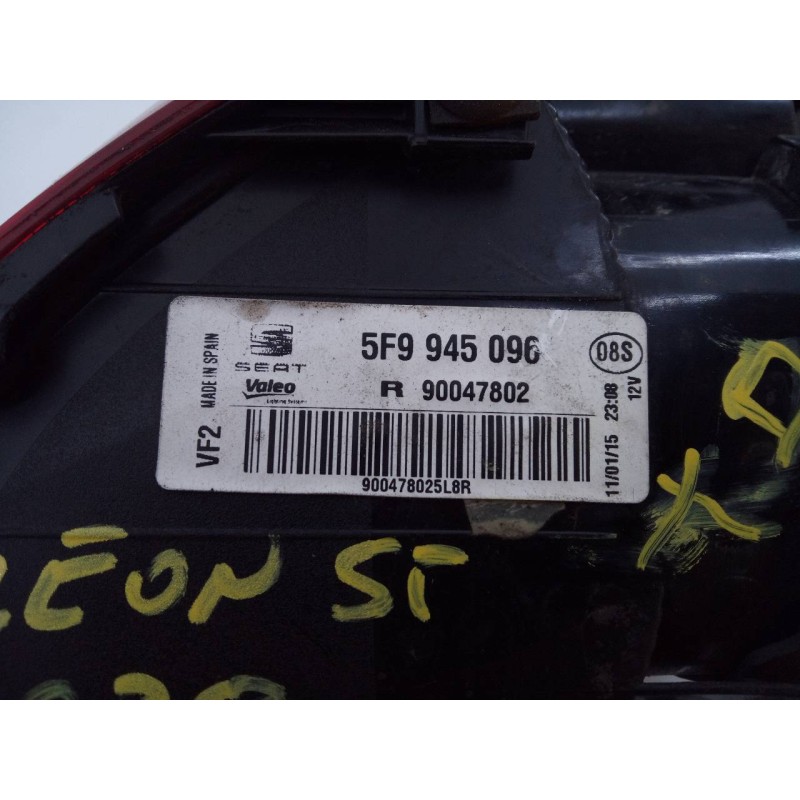 Recambio de piloto trasero derecho para seat leon st (5f8) reference referencia OEM IAM 5F9945096 90047802 E2-A1-44-1
