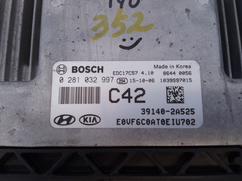 Recambio de centralita motor uce para hyundai i40 i (vf) 1.7 crdi referencia OEM IAM 391402A525 0281032997 