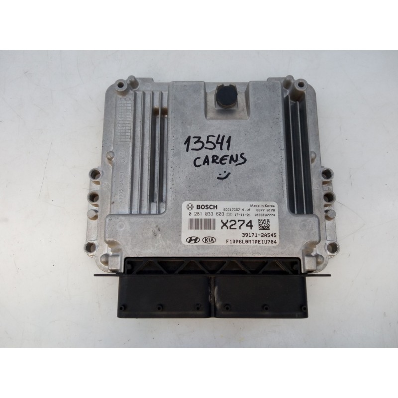 Recambio de centralita motor uce para kia carens iv 1.7 crdi referencia OEM IAM 391712A545 0281033603 