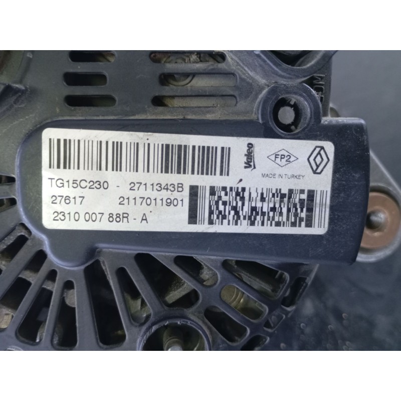 Recambio de alternador para dacia duster ambience 4x2 referencia OEM IAM   