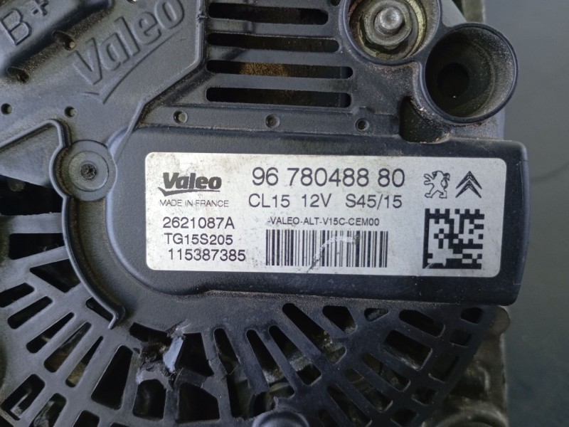 Recambio de alternador para toyota proace 2.0 turbodiesel cat referencia OEM IAM   