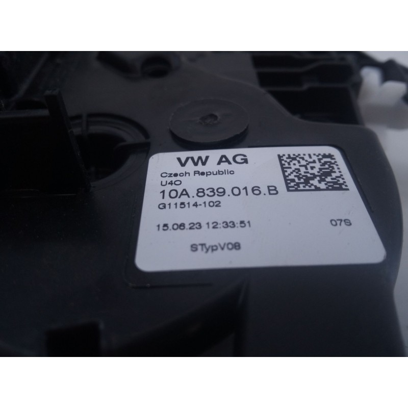 Recambio de cerradura puerta trasera derecha para volkswagen t-cross (c11, d31) 1.0 tsi referencia OEM IAM 10A839016B  