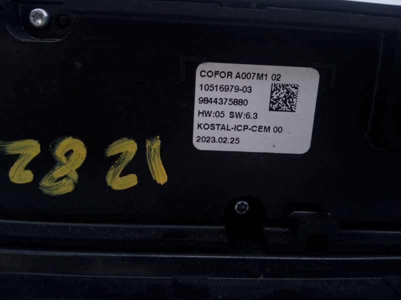 Recambio de mando climatizador para citroën c4 iii seduction referencia OEM IAM 10516979-03  