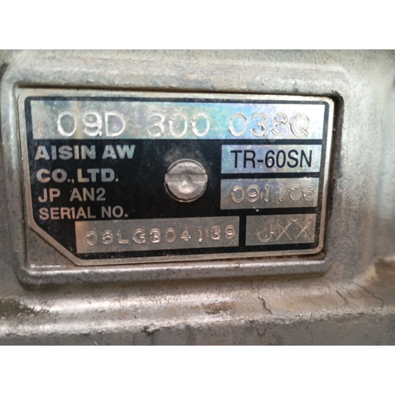 Recambio de caja cambios para volkswagen touareg (7la, 7l6, 7l7) 3.0 v6 tdi referencia OEM IAM   