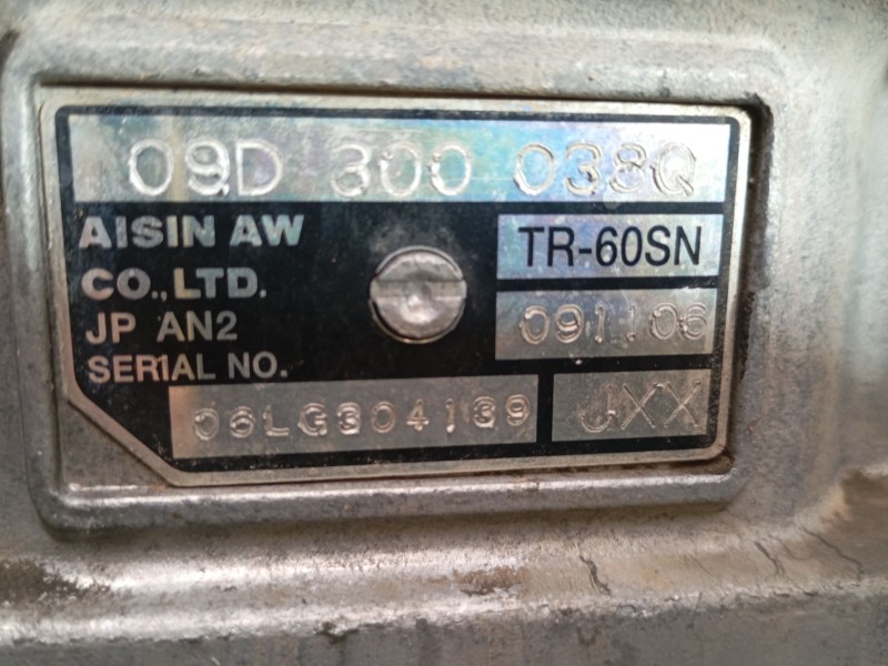 Recambio de caja cambios para volkswagen touareg (7la, 7l6, 7l7) 3.0 v6 tdi referencia OEM IAM   