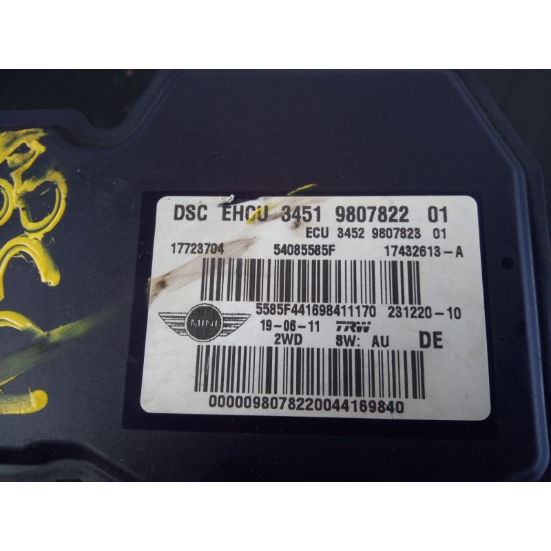 Recambio de abs para nissan primera berlina (p11) 2.0 turbodiesel cat referencia OEM IAM 3451980782201 54085585F 