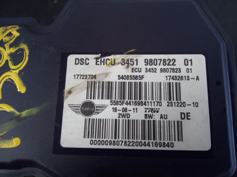 Recambio de abs para nissan primera berlina (p11) 2.0 turbodiesel cat referencia OEM IAM 3451980782201 54085585F 