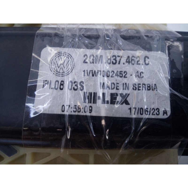 Recambio de elevalunas delantero derecho para volkswagen t-cross (c11, d31) 1.0 tsi referencia OEM IAM 2GM837462C  