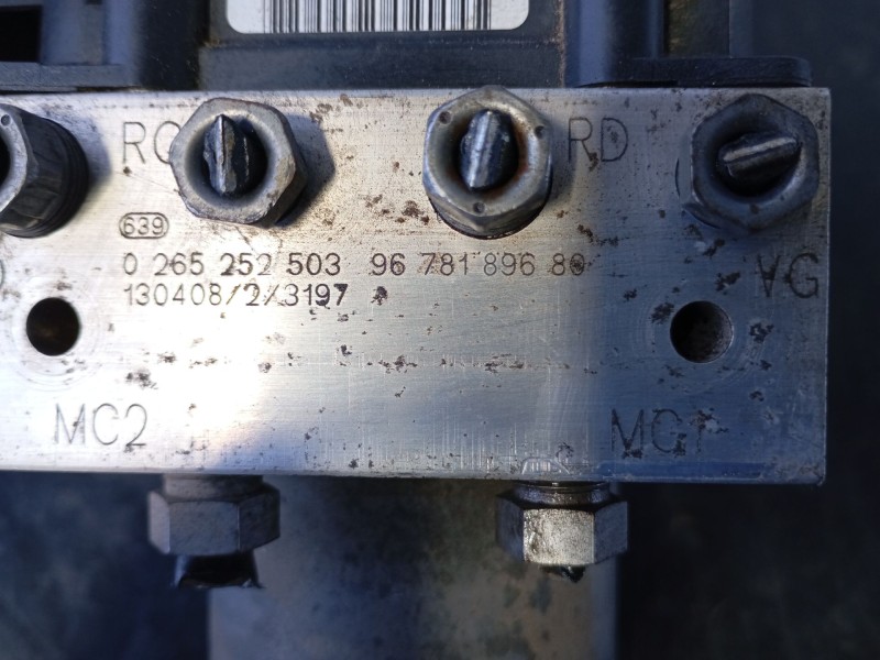 Recambio de abs para peugeot 508 allure hybrid4 referencia OEM IAM 9678189680 0265252503 